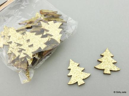 Kalėdinė dekoracija - blizgančios eglutės S36